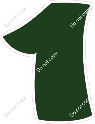 BBT 18" Individuals - Flat Hunter Green 1