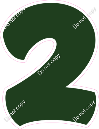 BBT 18" Individuals - Flat Hunter Green 2