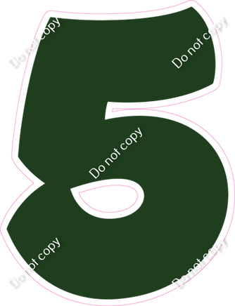 BBT 18" Individuals - Flat Hunter Green 5