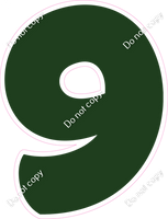 BBT 18" Individuals - Flat Hunter Green 9