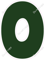 BBT 18" Individuals - Flat Hunter Green