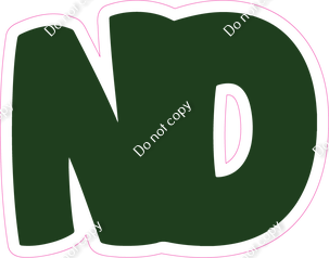 BBT 18" Individuals - Flat Hunter Green ND