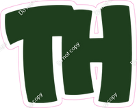 BBT 18" Individuals - Flat Hunter Green TH