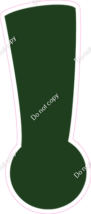 BBT 18" Individuals - Flat Hunter Green !