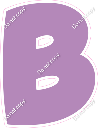 BBT 18" Individuals - Flat Lavender B