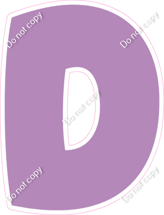 BBT 18" Individuals - Flat Lavender D