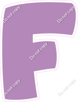 BBT 18" Individuals - Flat Lavender F