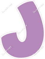 BBT 18" Individuals - Flat Lavender J