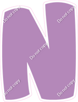 BBT 18" Individuals - Flat Lavender N