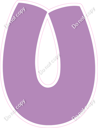 BBT 18" Individuals - Flat Lavender U