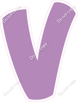 BBT 18" Individuals - Flat Lavender V