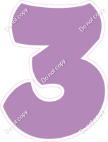 BBT 18" Individuals - Flat Lavender 3