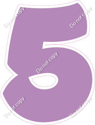 BBT 18" Individuals - Flat Lavender 5