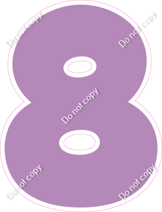 BBT 18" Individuals - Flat Lavender 8