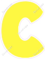 BBT 18" Individuals - Flat Lemon C