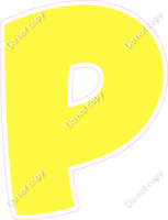 BBT 18" Individuals - Flat Lemon P