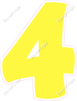 BBT 18" Individuals - Flat Lemon 4