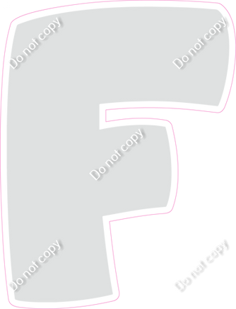 BBT 18" Individuals - Flat Light Grey F