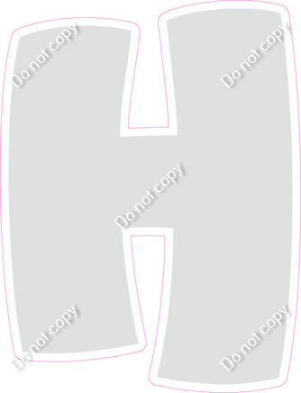 BBT 18" Individuals - Flat Light Grey H