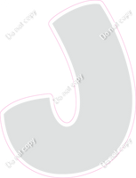 BBT 18" Individuals - Flat Light Grey J