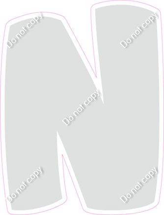 BBT 18" Individuals - Flat Light Grey N