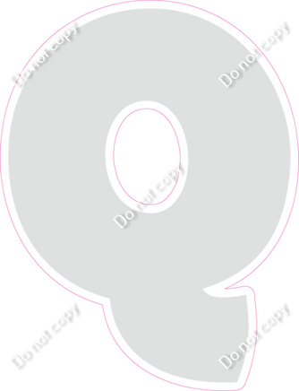 BBT 18" Individuals - Flat Light Grey Q