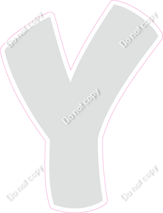 BBT 18" Individuals - Flat Light Grey Y