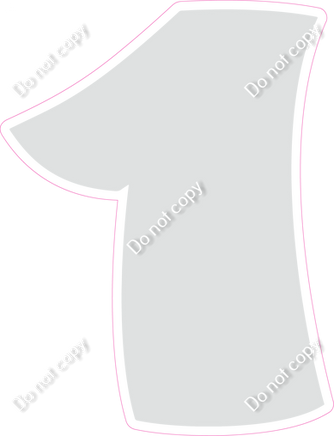 BBT 18" Individuals - Flat Light Grey 1