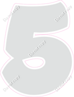 BBT 18" Individuals - Flat Light Grey 5