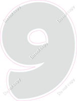 BBT 18" Individuals - Flat Light Grey 9