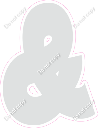 BBT 18" Individuals - Flat Light Grey &