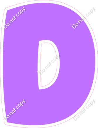 BBT 18" Individuals - Flat Lilac D