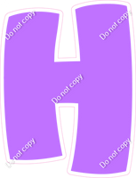 BBT 18" Individuals - Flat Lilac H