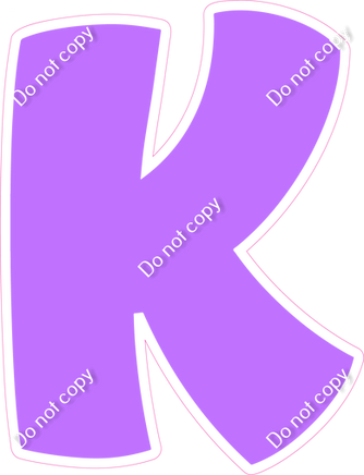 BBT 18" Individuals - Flat Lilac K