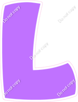 BBT 18" Individuals - Flat Lilac L