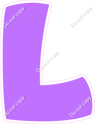 BBT 18" Individuals - Flat Lilac L