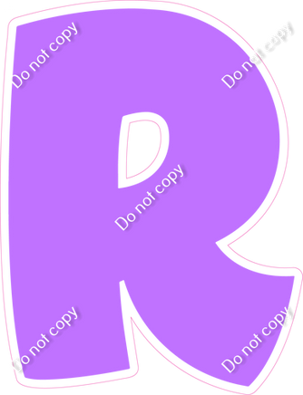 BBT 18" Individuals - Flat Lilac R