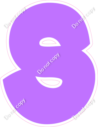 BBT 18" Individuals - Flat Lilac S