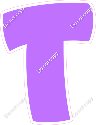 BBT 18" Individuals - Flat Lilac T