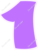 BBT 18" Individuals - Flat Lilac 1