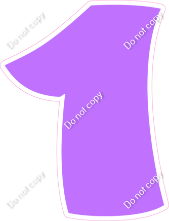 BBT 18" Individuals - Flat Lilac 1