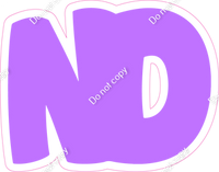 BBT 18" Individuals - Flat Lilac ND