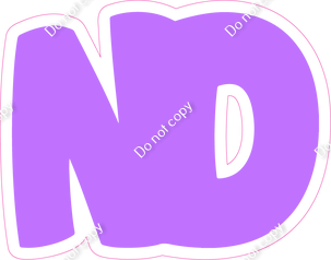 BBT 18" Individuals - Flat Lilac ND