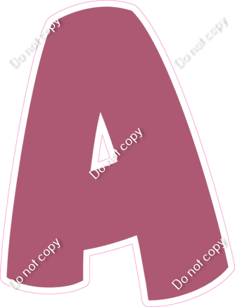 BBT 18" Individuals - Flat Mauve A