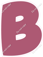 BBT 18" Individuals - Flat Mauve B