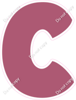 BBT 18" Individuals - Flat Mauve C