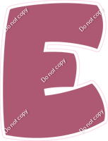 BBT 18" Individuals - Flat Mauve E