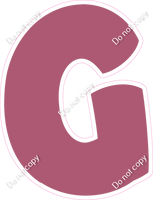 BBT 18" Individuals - Flat Mauve G