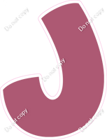 BBT 18" Individuals - Flat Mauve J