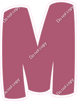 BBT 18" Individuals - Flat Mauve M